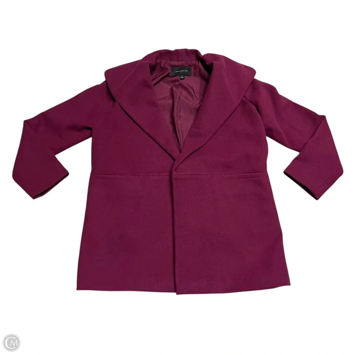 Coat Parka By Ann Taylor In Purple, Size: Xs