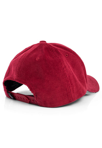 Blackskies-Cord-Baseball-Cap-Crimson-4