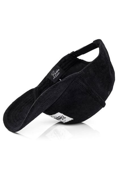 Blackskies-Cord-Baseball-Cap-Ebony-1