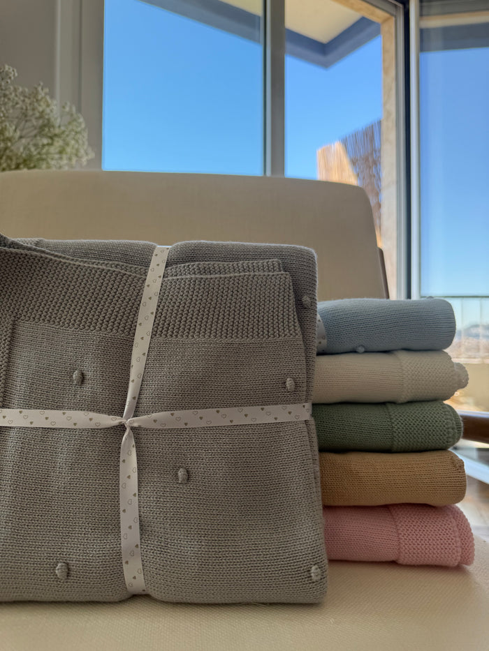 Cotton Knit Blanket