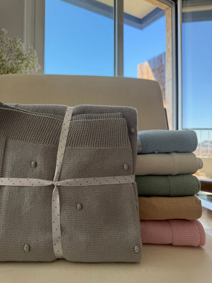 Cotton Knit Blanket