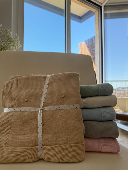 Cotton Knit Blanket