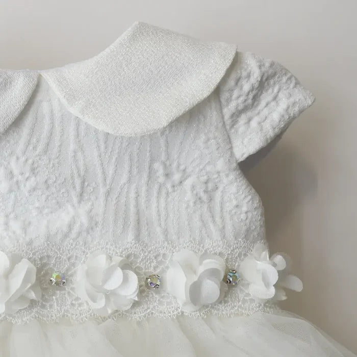 Daisy Pearls Formal Baby Dress