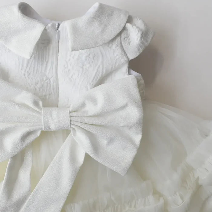Daisy Pearls Formal Baby Dress