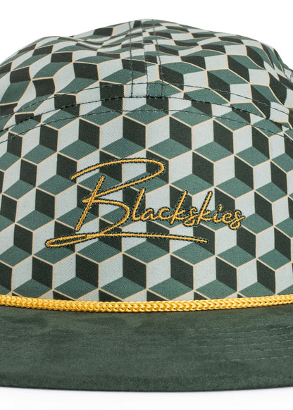 Blackskies-Designer-5-Panel-Cap-Gold-Green-6