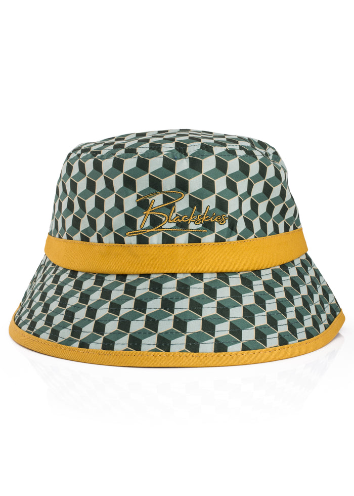 Blackskies-Designer-Bucket-Hat-Gold-Green-2