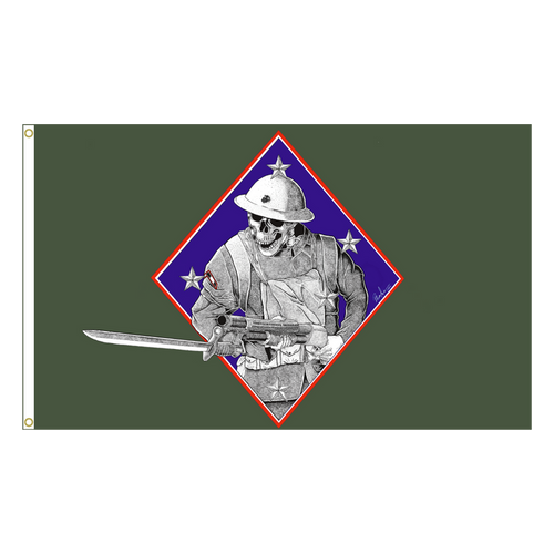 Devil Dogs 1st MarDiv Flag