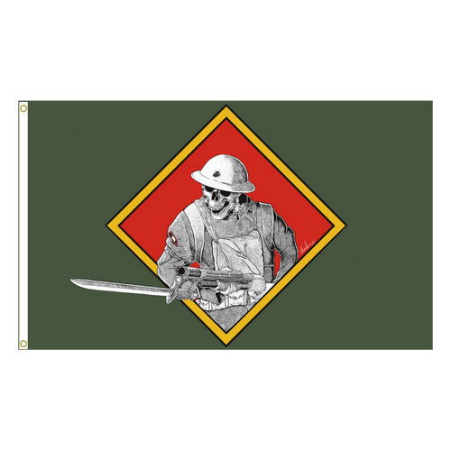 Devil Dogs 4th MarDiv Flag
