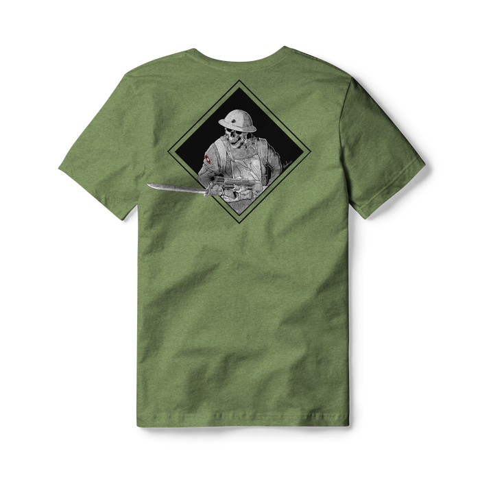 Military Green / S / Black & White