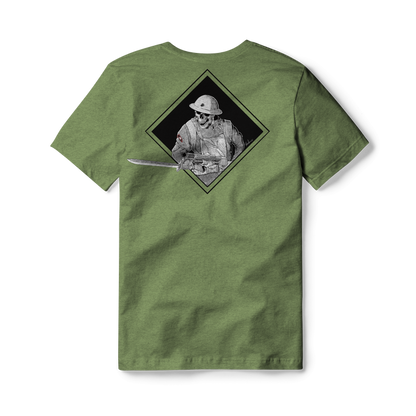 Military Green / S / Black & White