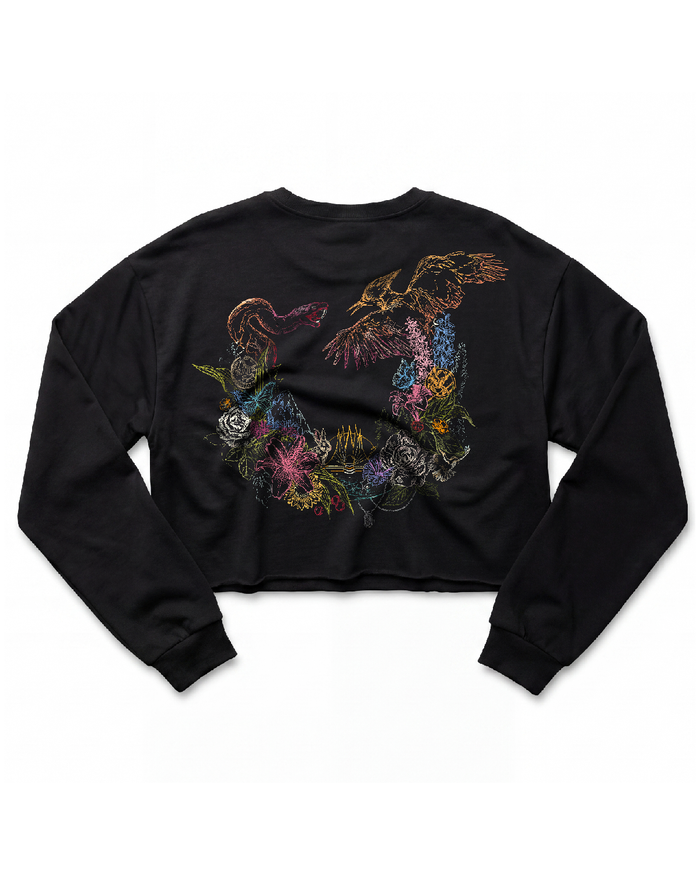 Emblem Sketch Cropped Long-Sleeve - The Hunger Games: Sunrise on the Reaping