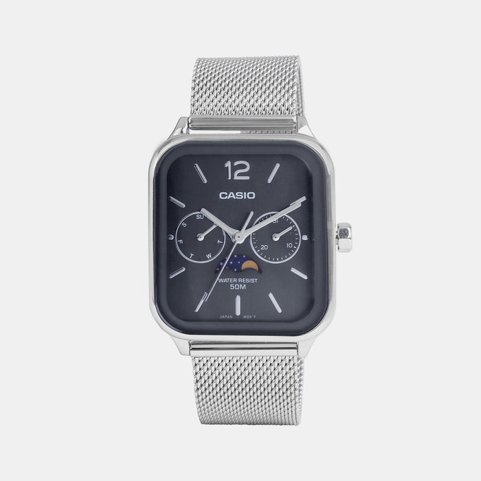 Casio Rectangular Black Chronograph watch