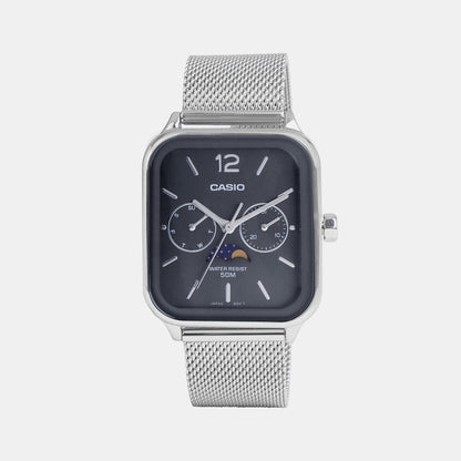 Casio Rectangular Black Chronograph watch