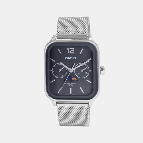 Casio Rectangular Black Chronograph watch
