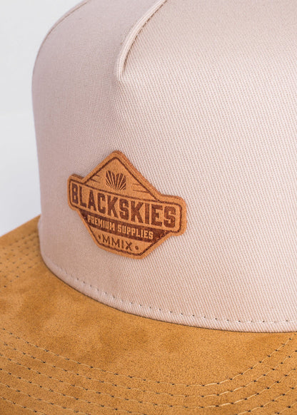 Blackskies-Essentials-Snapback-Cap-Beige-Brown-Brown-6