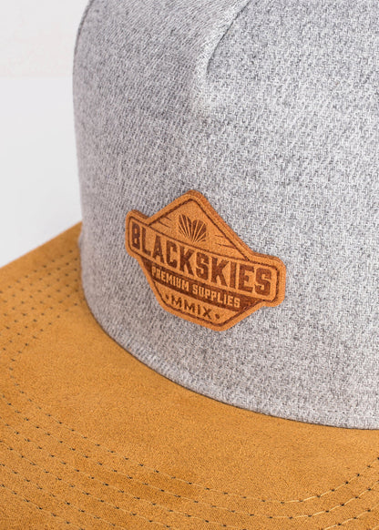Essentials-Snapback-Cap-Grey-Brown-Brown-1