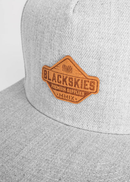 Blackskies-Essentials-Snapback-Cap-Kids-Grey-Grey-Darkgrey-2