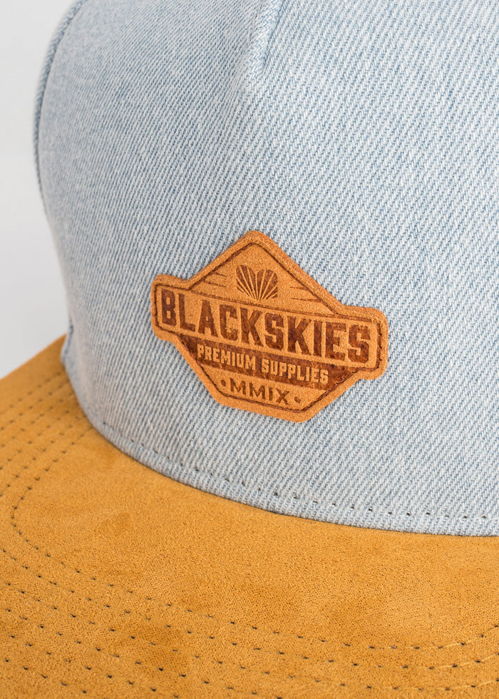 Blackskies-Essentials-Snapback-Cap-Light-blue-Brown-Brown-6