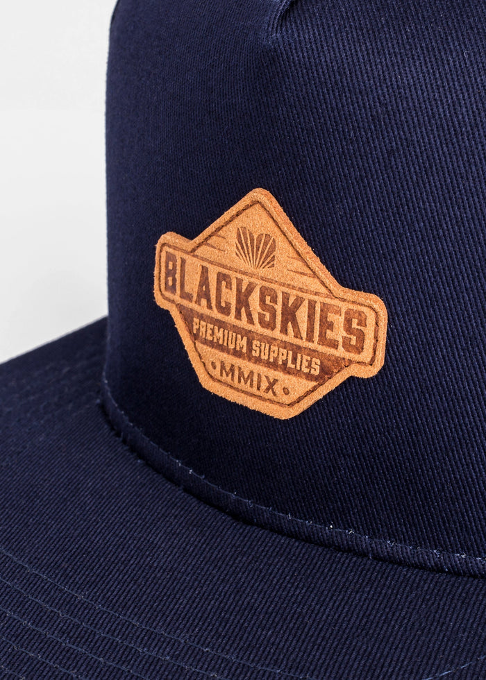 Essentials-Snapback-Cap-Navy-blue-Navy-blue-Brown-5