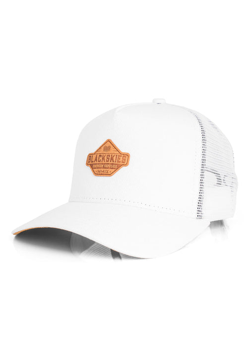 Blackskies-Essentials-Trucker-Cap-White-White-Brown-2