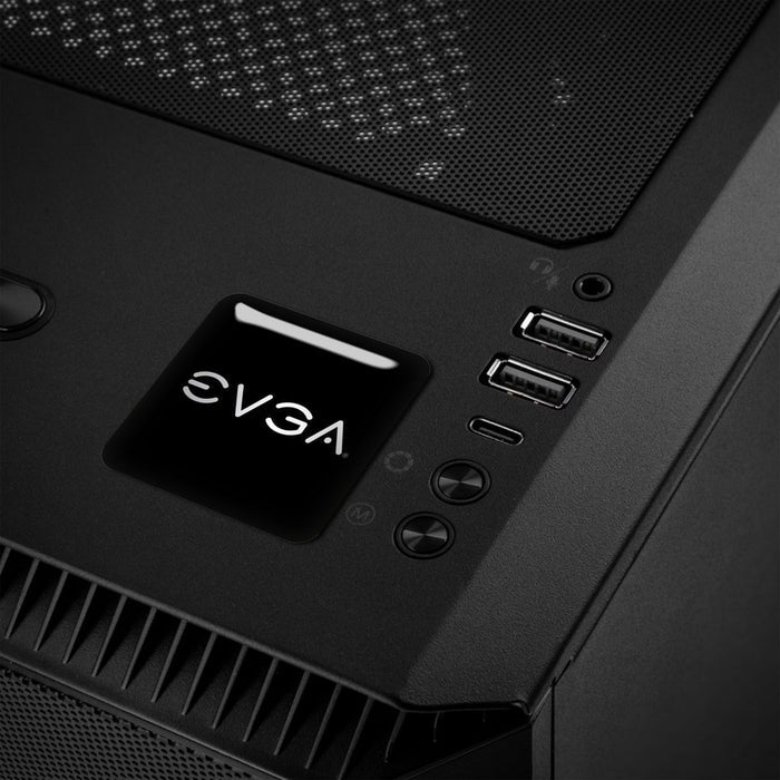 EVGA 1"x1" Chrome Effect Domed Case Badge / Sticker Logo