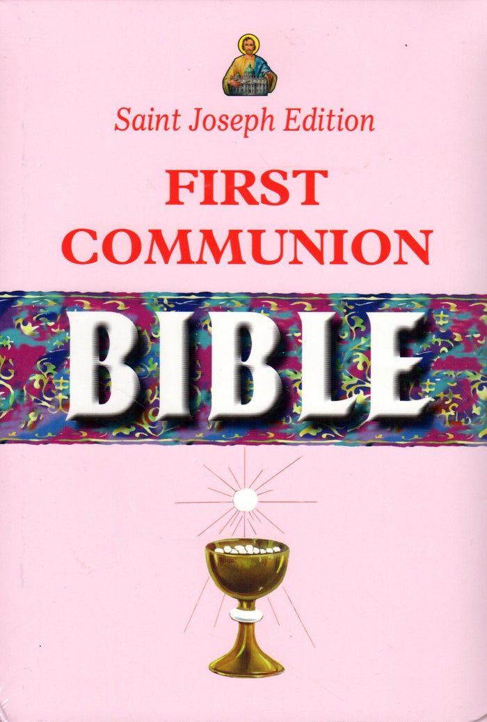 First Communion Bible (St Joseph Edition) Pink