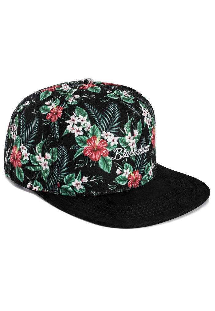 Blackskies-Oahu-Vol-II-Snapback-Cap-Floral-Black-Side