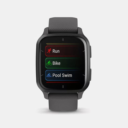 Garmin Venu Sq 2 GPS Smartwatch, Long-Lasting Battery Life, AMOLED Display, Slate and Shadow Gray