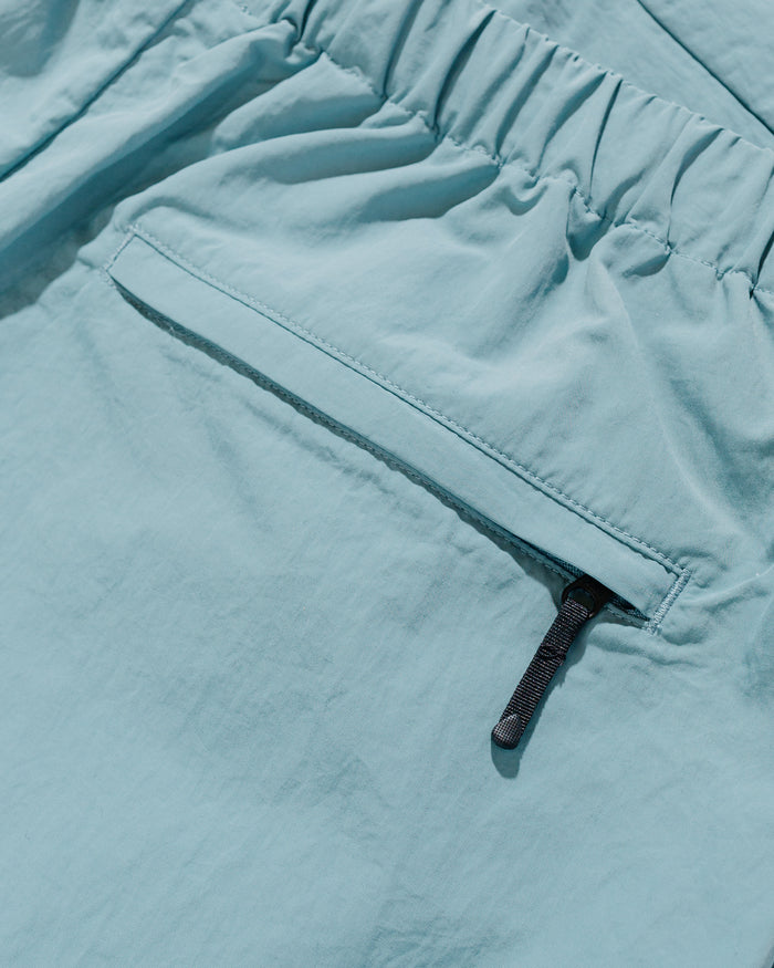 lost & found Goldwin Goldwin Nylon Shorts Smoke Aqua