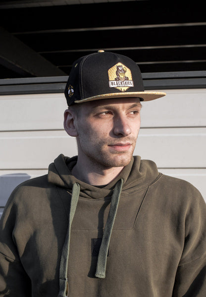 Blackskies-Good-Things-Snapback-Cap-Honey-Hex-Bear-Baseball-Hat-Model