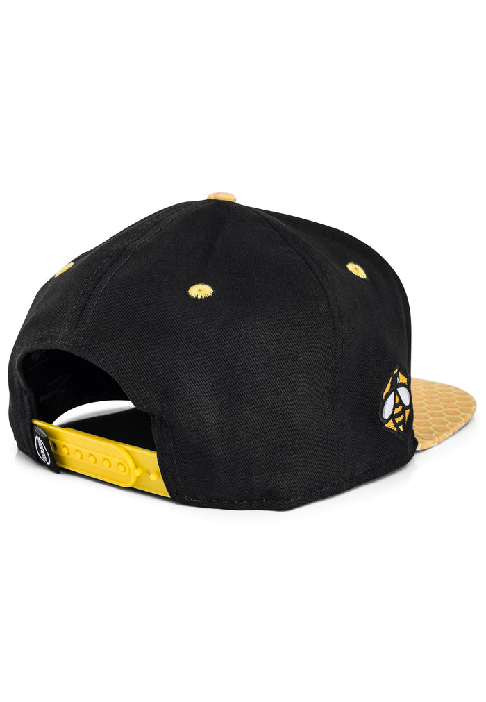 Blackskies-Good-Things-Snapback-Cap-Honey-Hex-Bear-Baseball-Hat-Snap