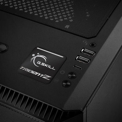 G.Skill Trident Z RAM 1"x1" Chrome Effect Domed Case Badge / Sticker Logo