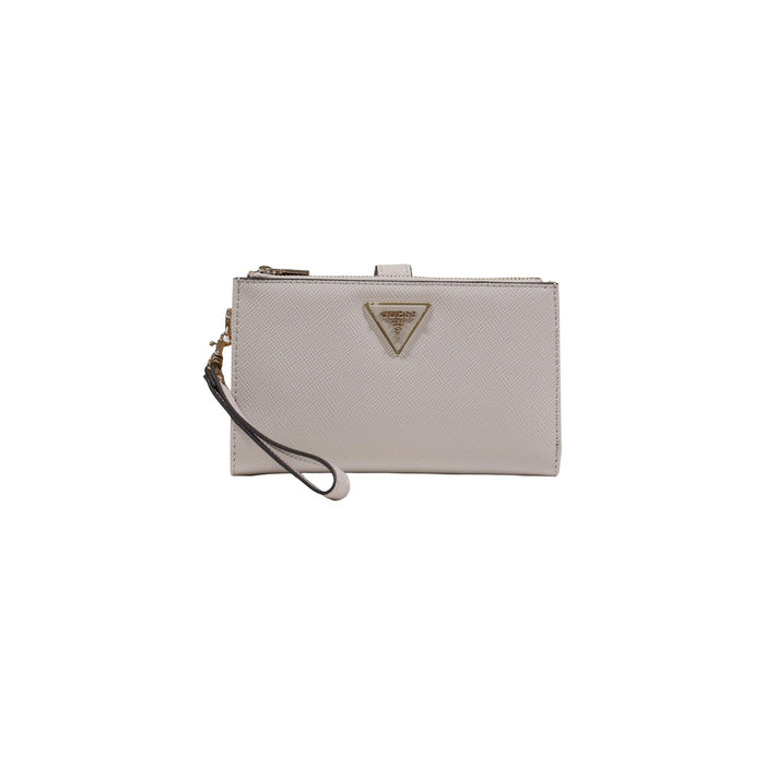 Guess Portmonee LAUREL II SLG DBL ZIP ORGNZR (beige)