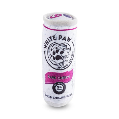 Haute Diggity Dog White Paw Hound Seltzer Bark Cherry Dog Toy