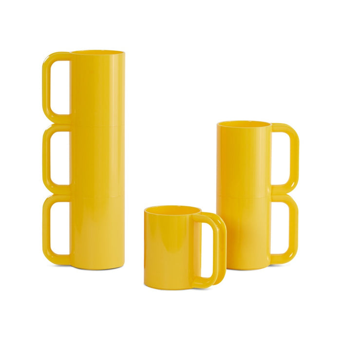 Hellerware Mug Yellow, Set of 6 Eleish Van Breems Home