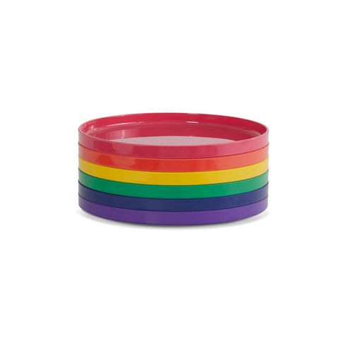 Hellerware Salad Plate Rainbow, Set of 6 Eleish Van Breems Home