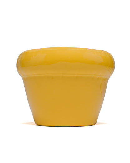 lost & found Home Studyo Home Studyo Planter 'Pierre' Yolk Gloss
