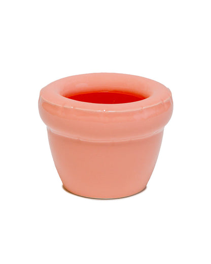 lost & found Home Studyo Home Studyo Small Planter 'Louis' Flamingo Gloss