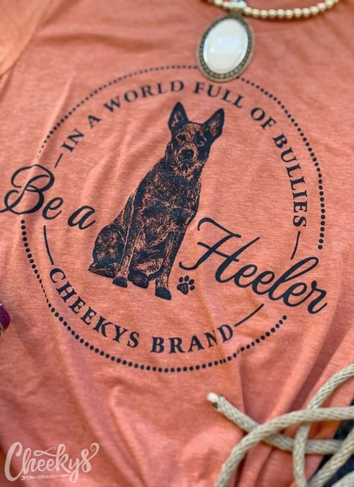 In a World of Bullies Be a Heeler Tee XL and 2xl ONLY remain