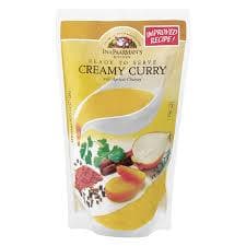 Ina Paarman's Creamy Curry  Sauce w/ Apricot Chutney (200 ml) from South Africa - AubergineFoods.com