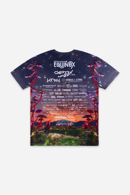 Infrasound X Dro1d 2022 Equinox Lineup Tee