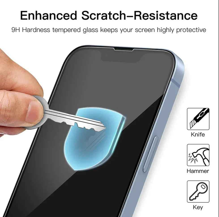 Two clear TechPlus iPhone 13 Pro glass screen protectors in a 2-pack, designed to protect the device's screen from scratches and cracks.
