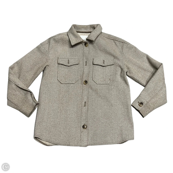 Jacket Other By Avec Les Filles In Brown & Cream, Size: S