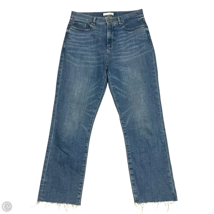 Jeans Cropped By Loft In Blue Denim, Size: 2