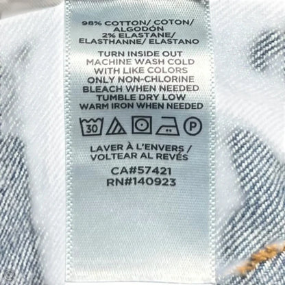 Jeans Cropped By Loft In Blue Denim, Size: 2