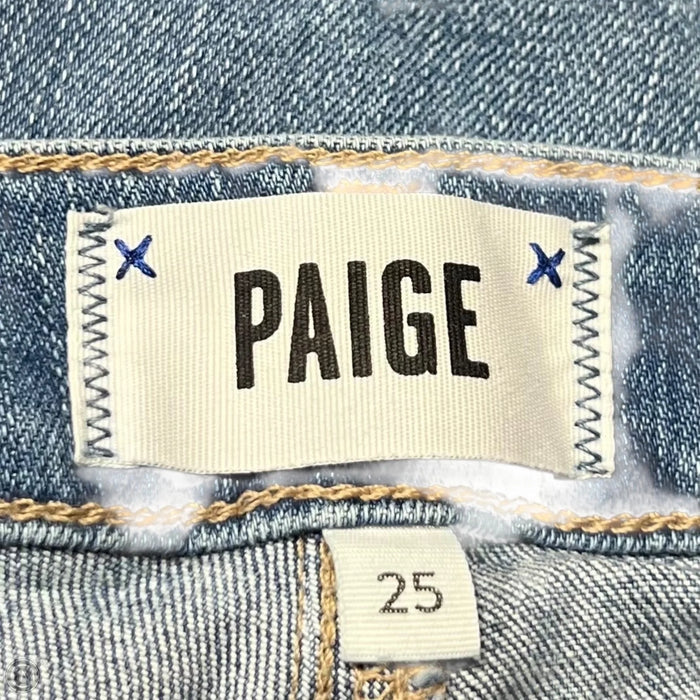 Jeans Skinny By Paige In Blue Denim, Size: 2