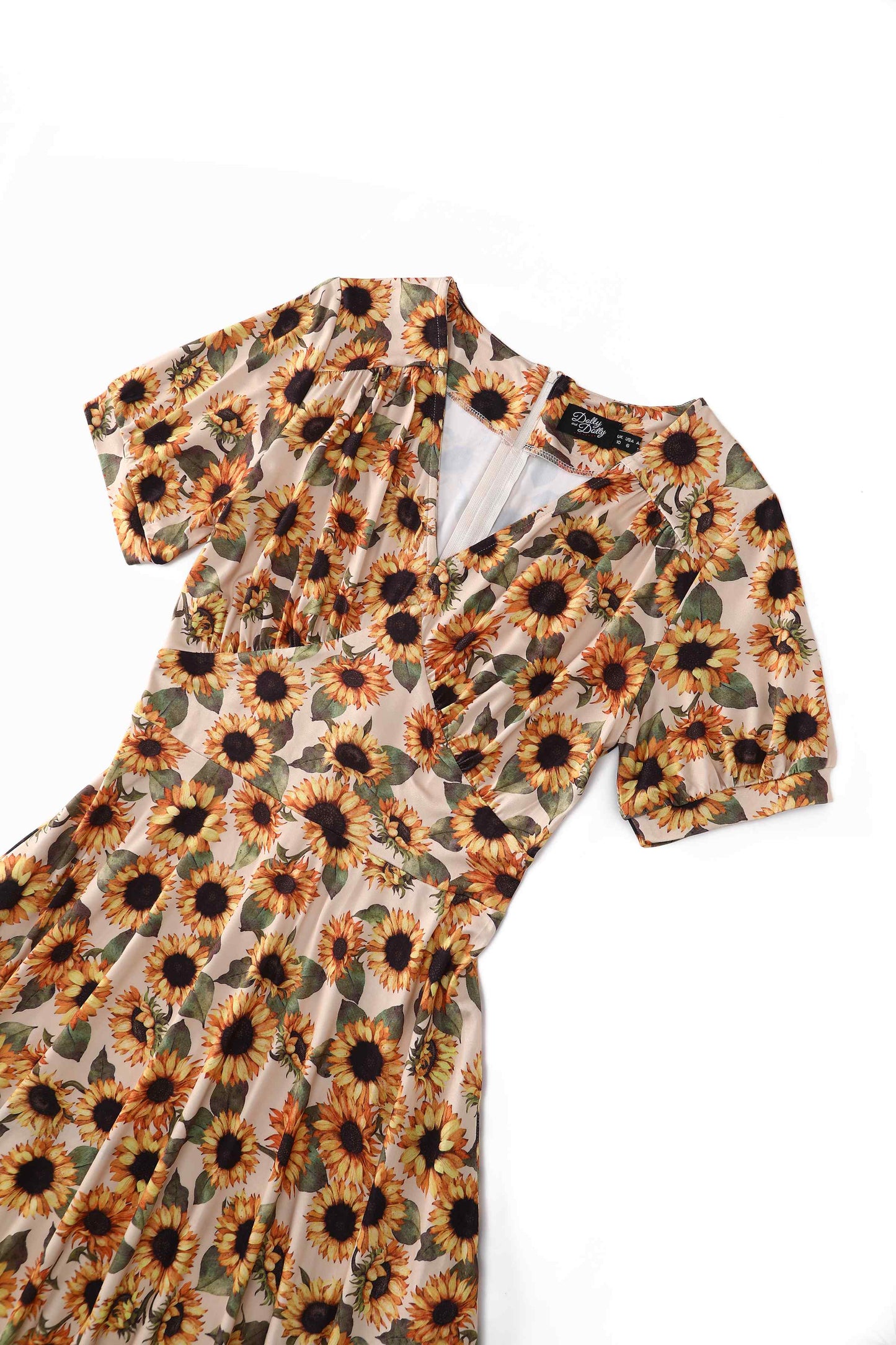 Julia Sunflower Midi Dress