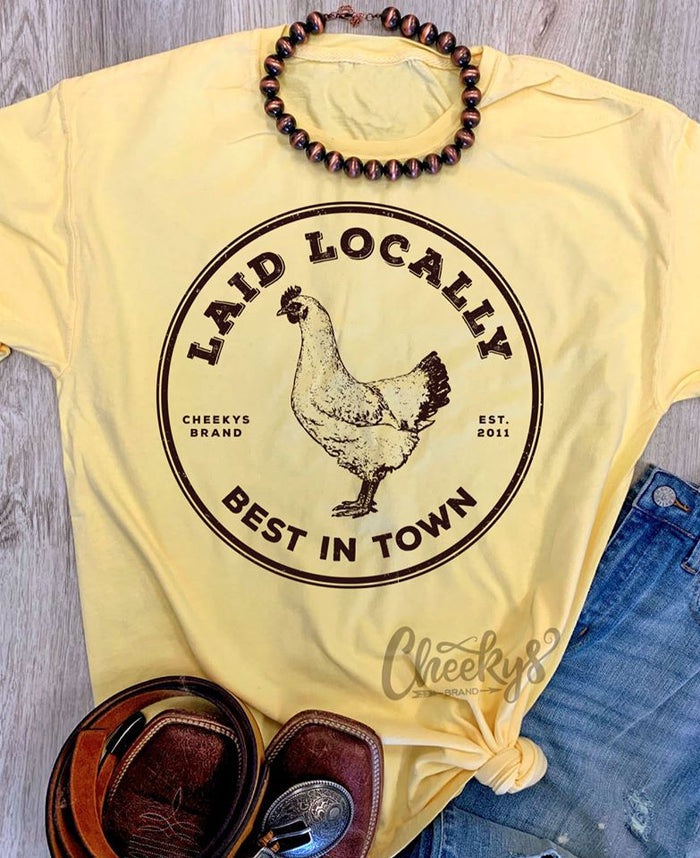 Laid Locally Tee Chicken