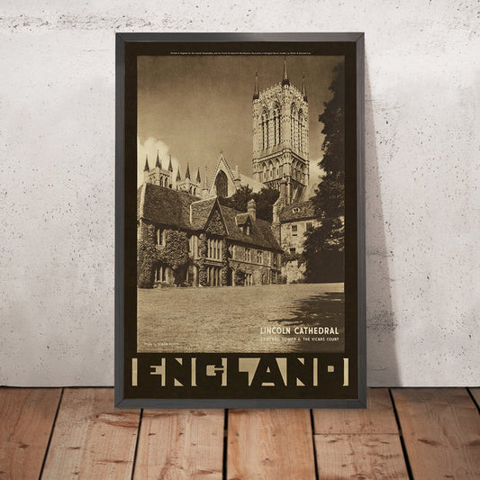 A framed image of