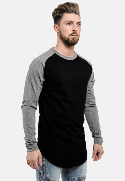 Oversized-Baseball-Shirt-Black-Grey-Side-2